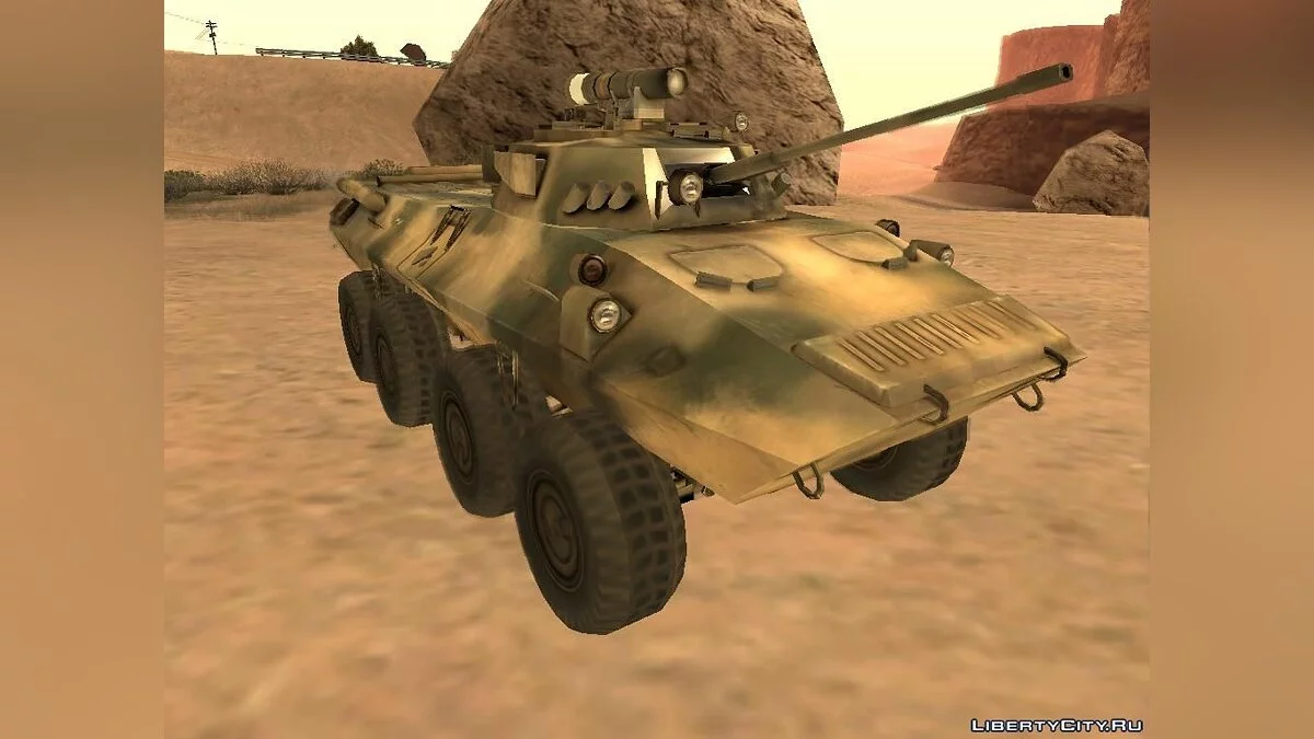 БТР-90 из Battlefield 2 / GTA San Andreas