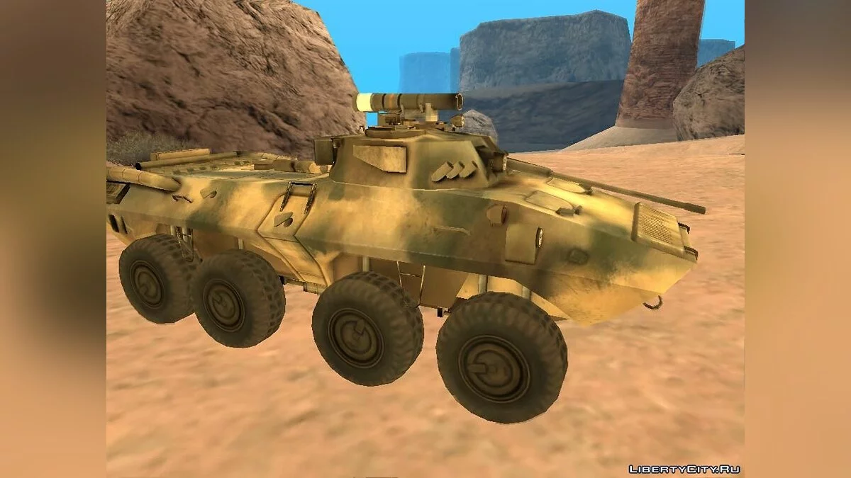 БТР-90 из Battlefield 2 / GTA San Andreas