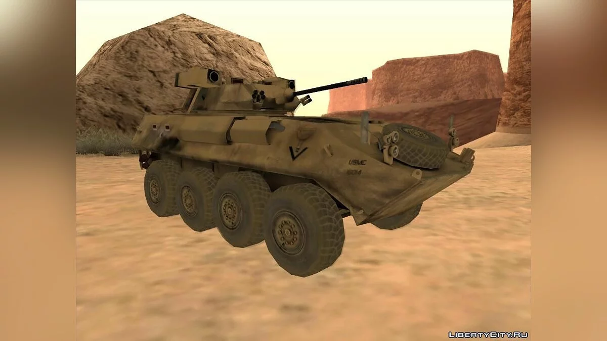 LAV-25 APC from Battlefield 2 / GTA San Andreas