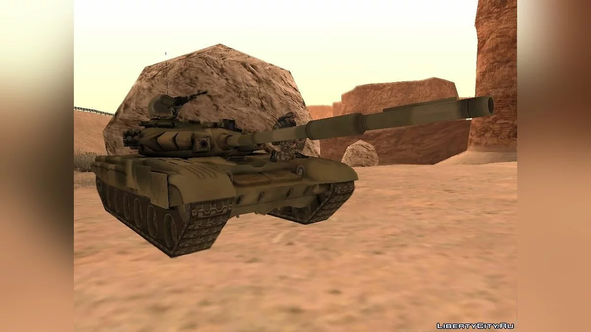 T-90 from Battlefield 2 / GTA San Andreas