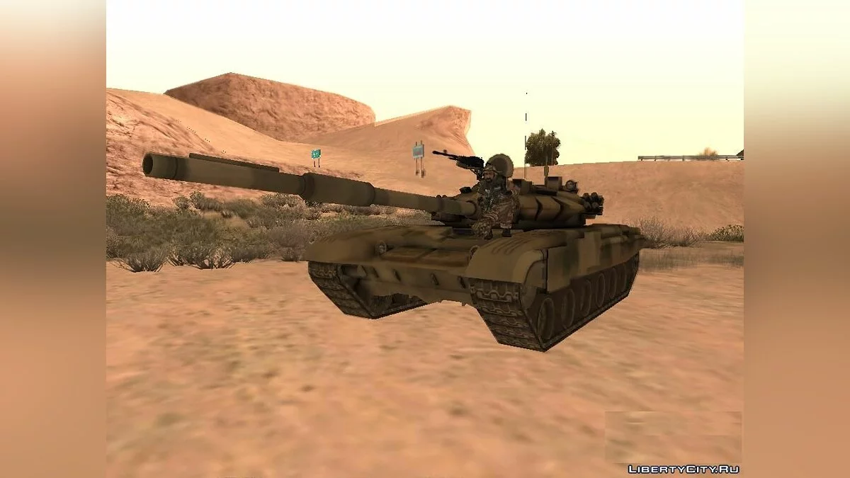 T-90 from Battlefield 2 / GTA San Andreas