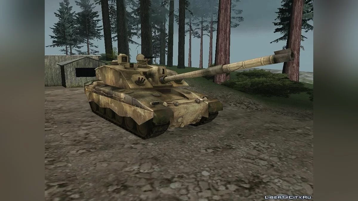 Challenger 2 з Battlefield 2: Euro Force / GTA San Andreas