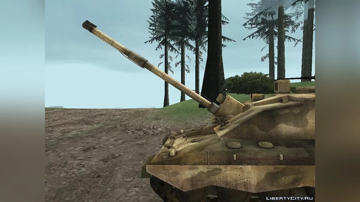 Challenger 2 з Battlefield 2: Euro Force / GTA San Andreas
