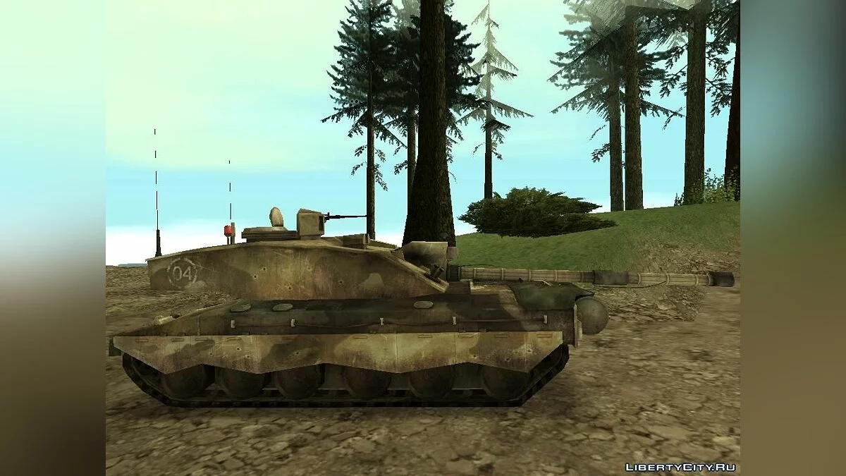 Challenger 2 з Battlefield 2: Euro Force / GTA San Andreas