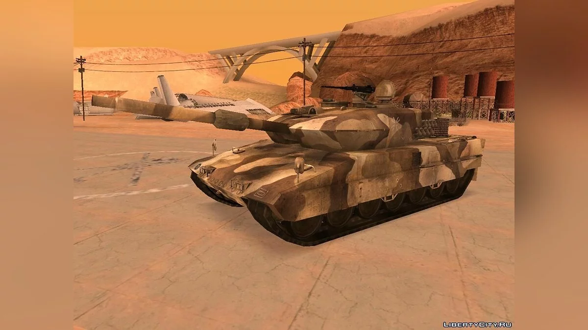 Leopard 2 de Battlefield 2: Euro Force / GTA San Andreas