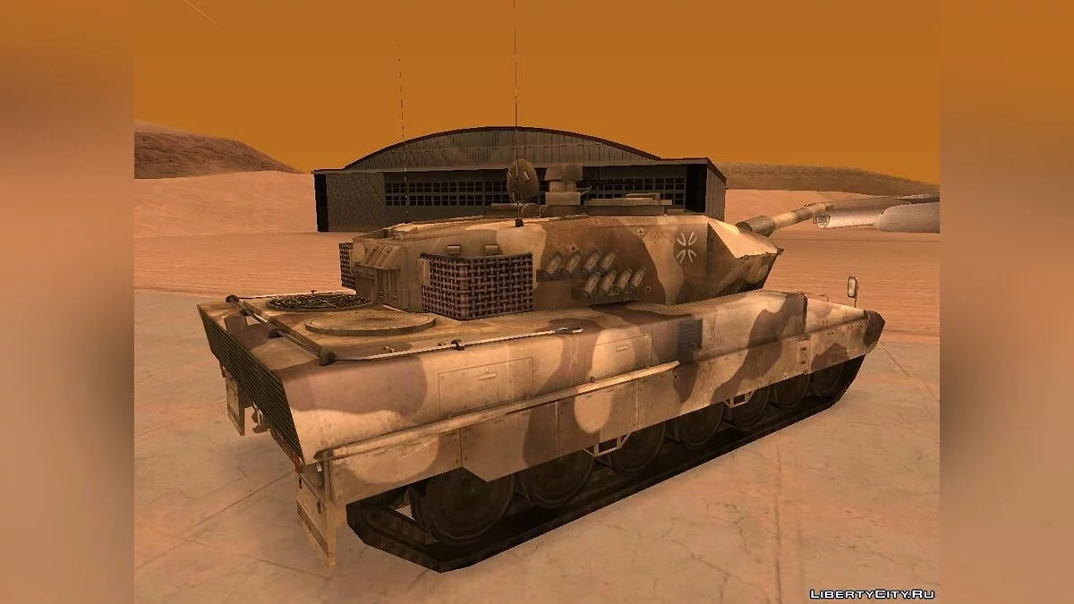 Leopard 2 de Battlefield 2: Euro Force / GTA San Andreas