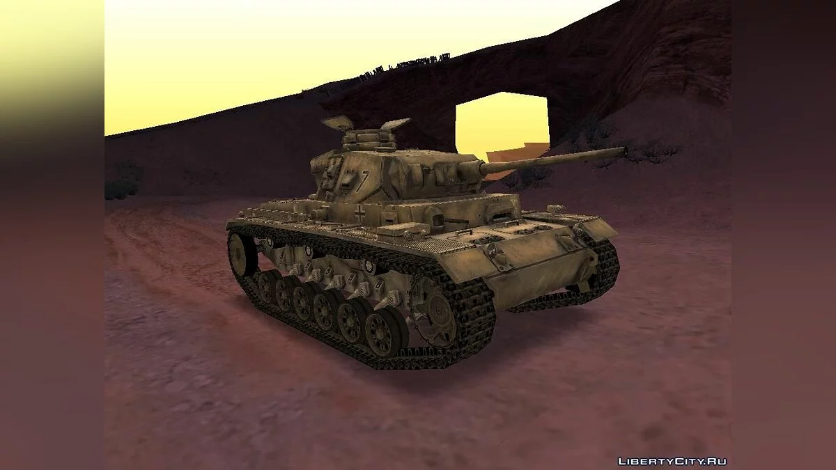 Pz.kpfw III de Forgotten Hope 2 / GTA San Andreas