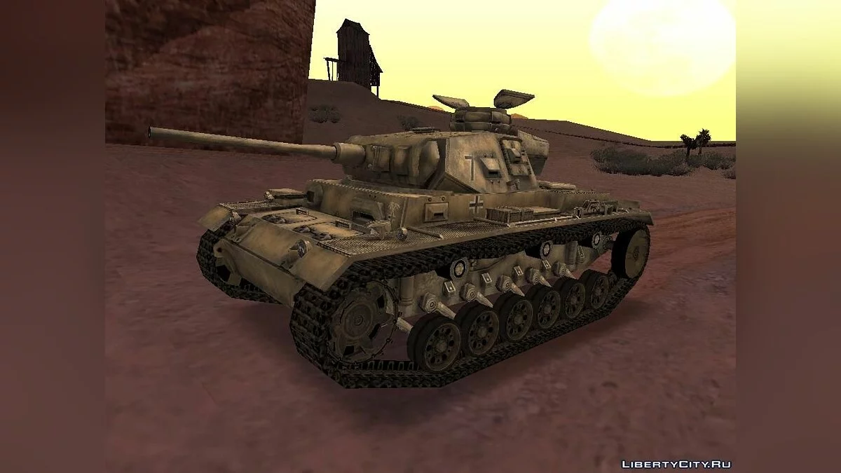Pz.kpfw III de Forgotten Hope 2 / GTA San Andreas