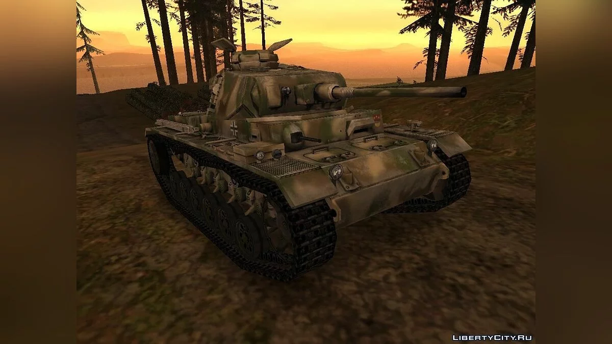 Pz.kpfw III de Forgotten Hope 2 / GTA San Andreas