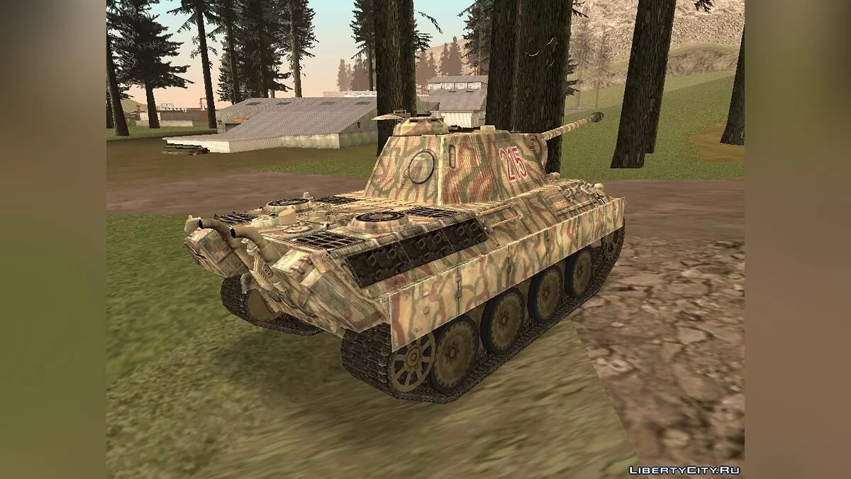 Pz.kpfw V Panther ausf.A de Forgotten Hope 2 / GTA San Andreas
