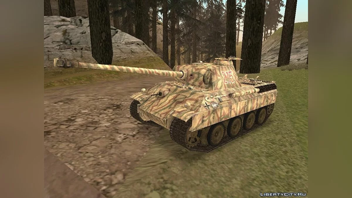 Pz.kpfw V Panther ausf.A de Forgotten Hope 2 / GTA San Andreas