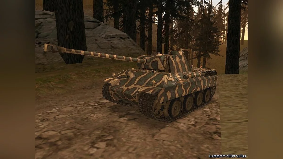 Pz.kpfw V Panther ausf.A de Forgotten Hope 2 / GTA San Andreas