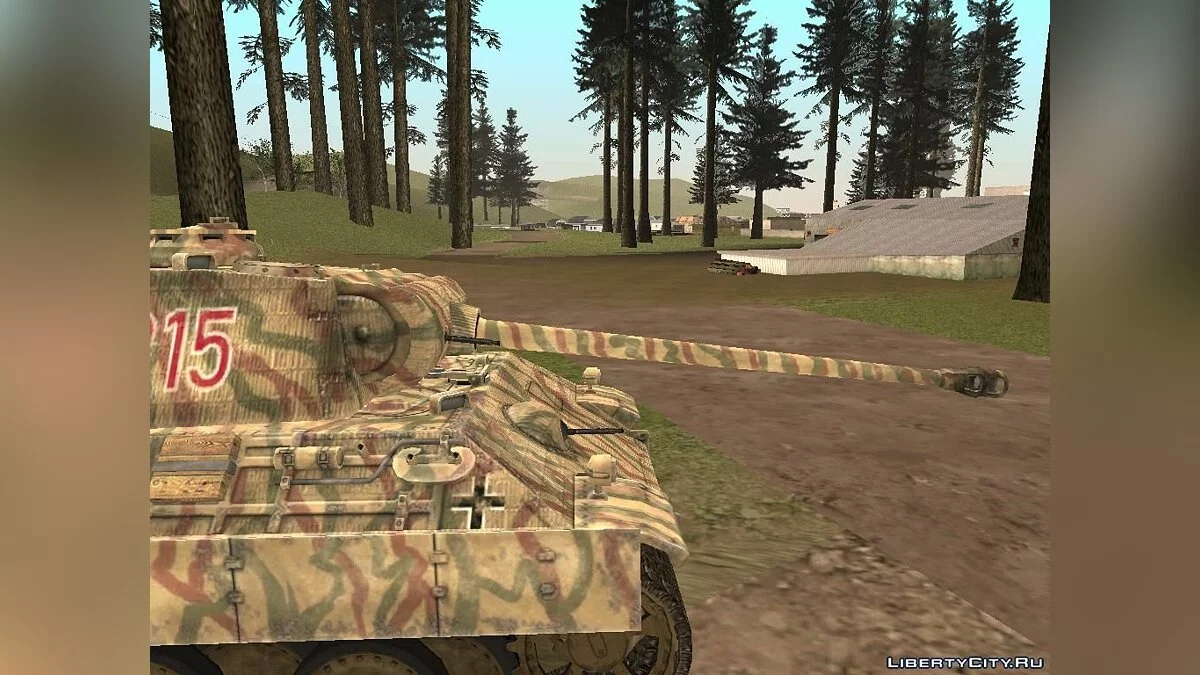 Pz.kpfw V Panther ausf.A de Forgotten Hope 2 / GTA San Andreas