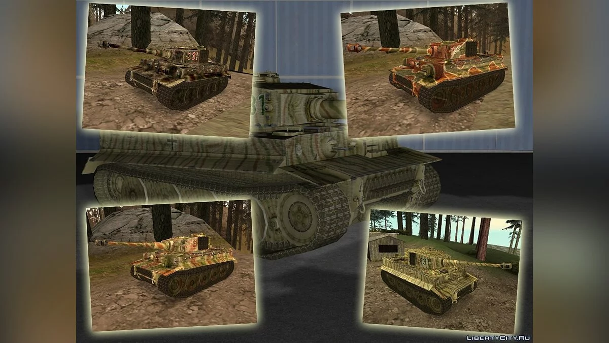 Pz.kpfw VI Tiger ausf.E from Forgotten Hope 2 / GTA San Andreas