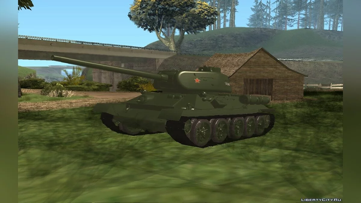 T-34-85 Modell 1945 / GTA San Andreas