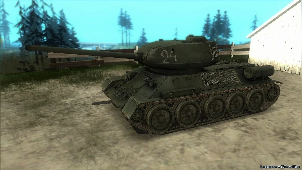 T-34-85 de Call Of Duty: World At War / GTA San Andreas