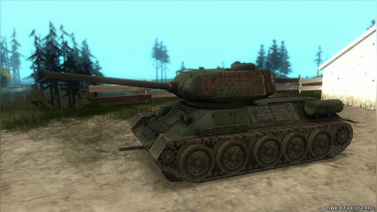 T-34-85 de Call Of Duty: World At War / GTA San Andreas