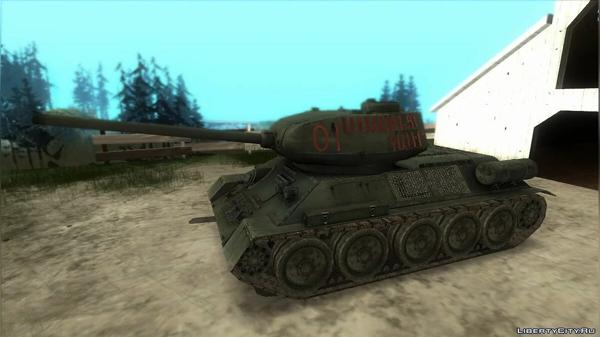 T-34-85 de Call Of Duty: World At War / GTA San Andreas