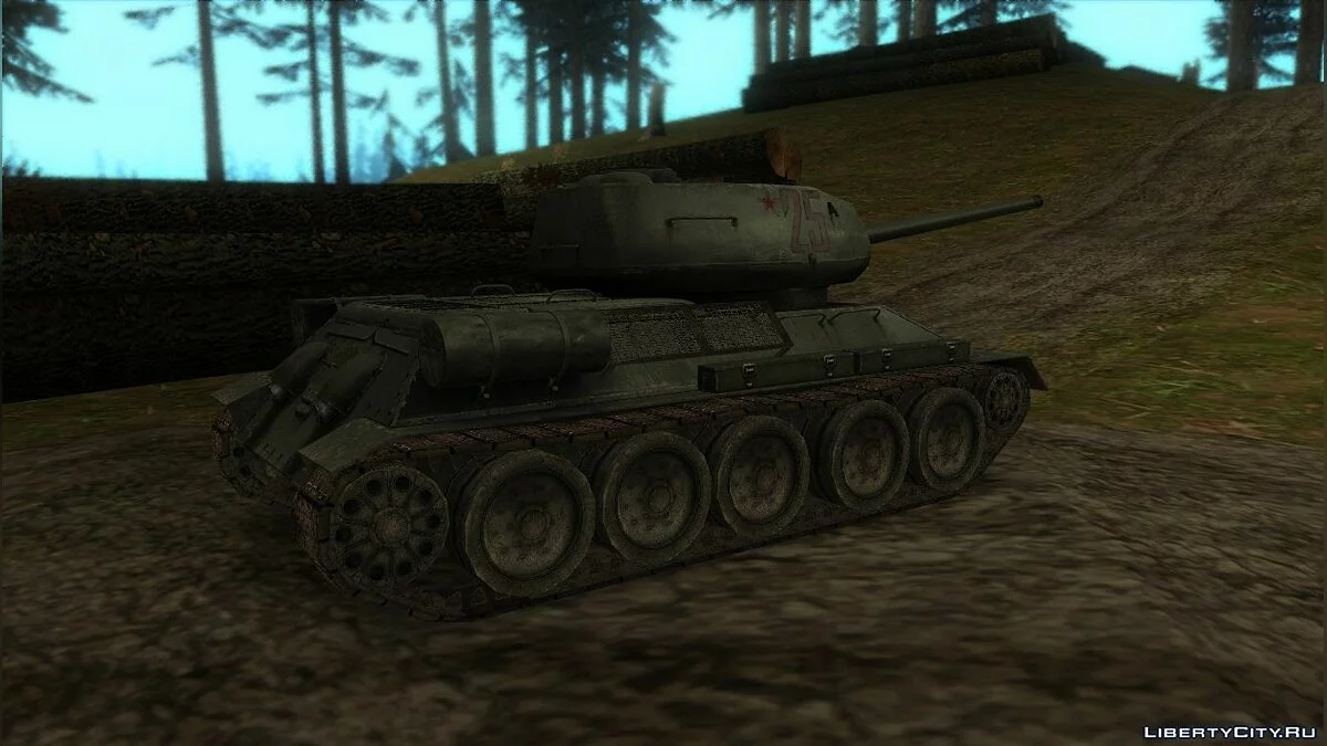 T-34-85 de Call Of Duty: World At War / GTA San Andreas