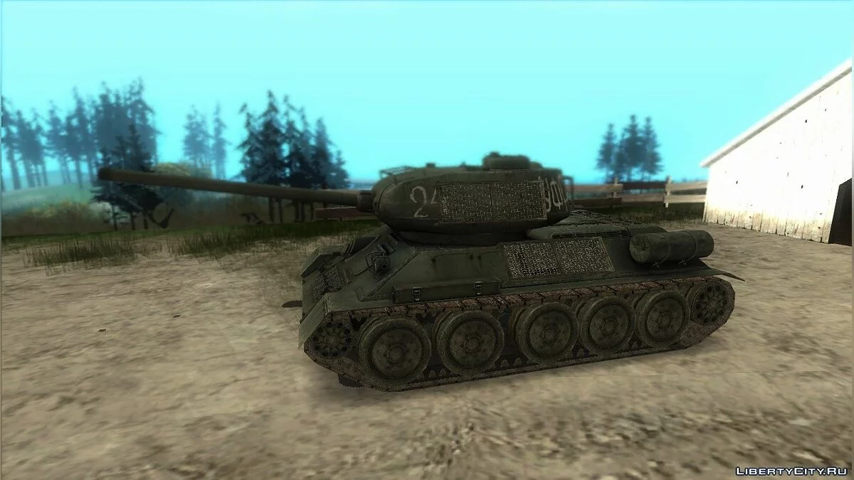 T-34-85 de Call Of Duty: World At War / GTA San Andreas