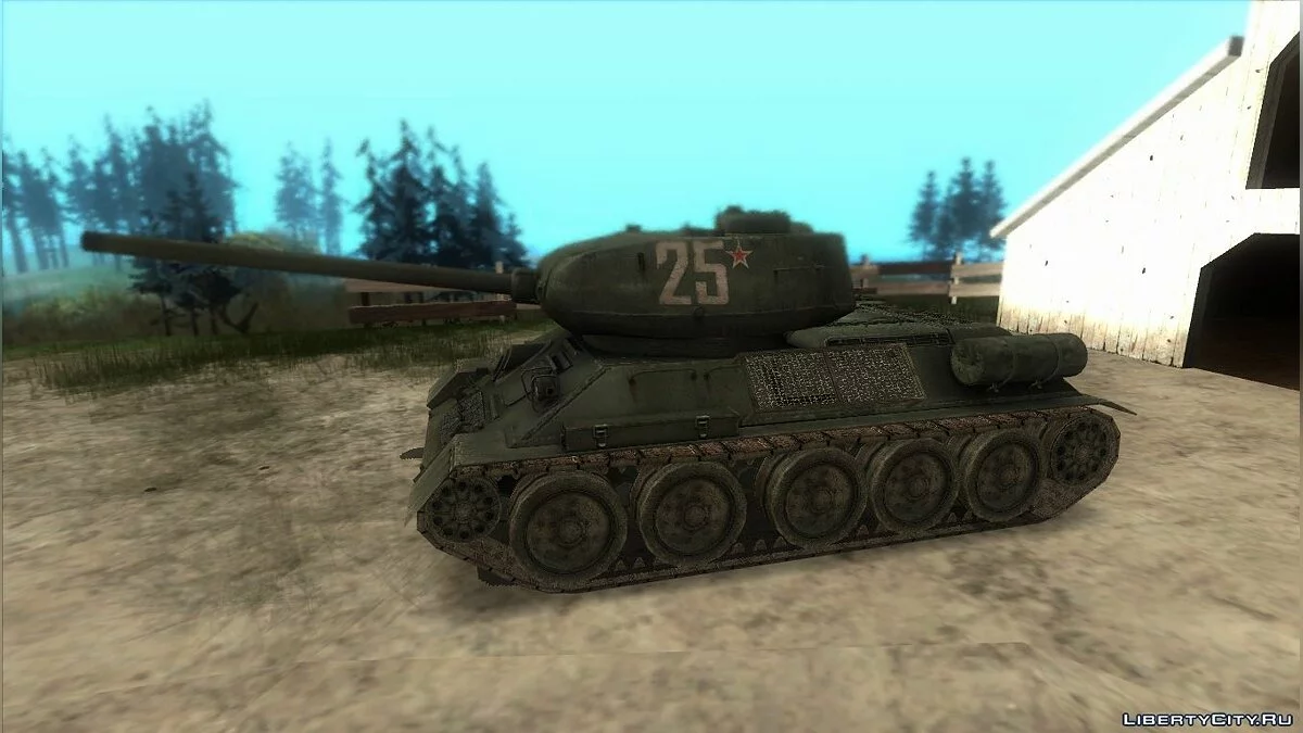 T-34-85 de Call Of Duty: World At War / GTA San Andreas