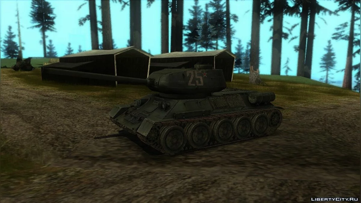 T-34-85 de Call Of Duty: World At War / GTA San Andreas