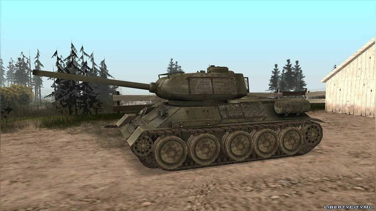 T-34-85 de Call Of Duty: World At War / GTA San Andreas