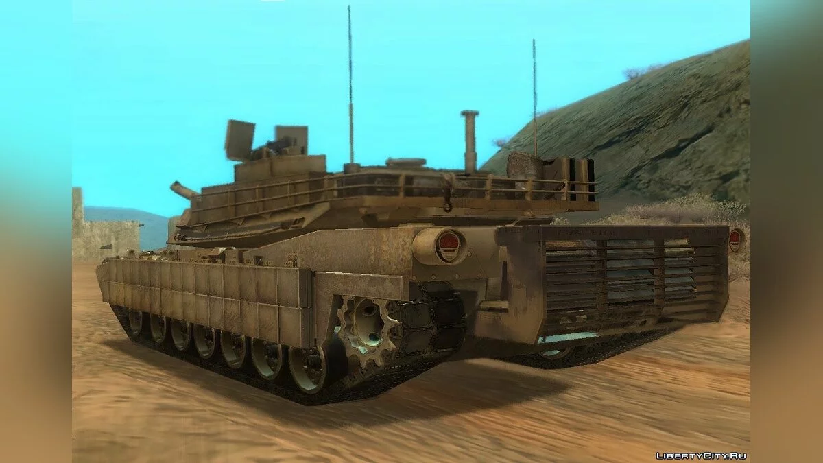 来自CoD：幽灵的M1A2艾布拉姆斯 / GTA San Andreas