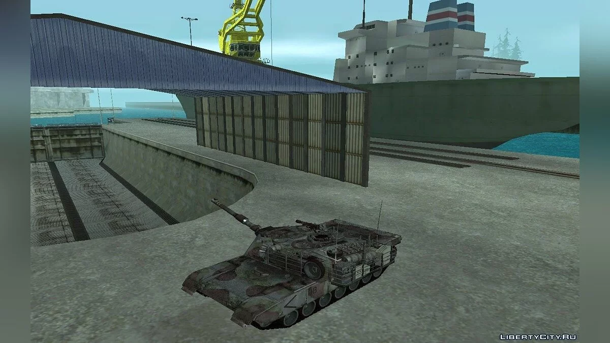 M1A2 أبرامز تمويه أزرق غابات / جي تي إيه سان أندرياس