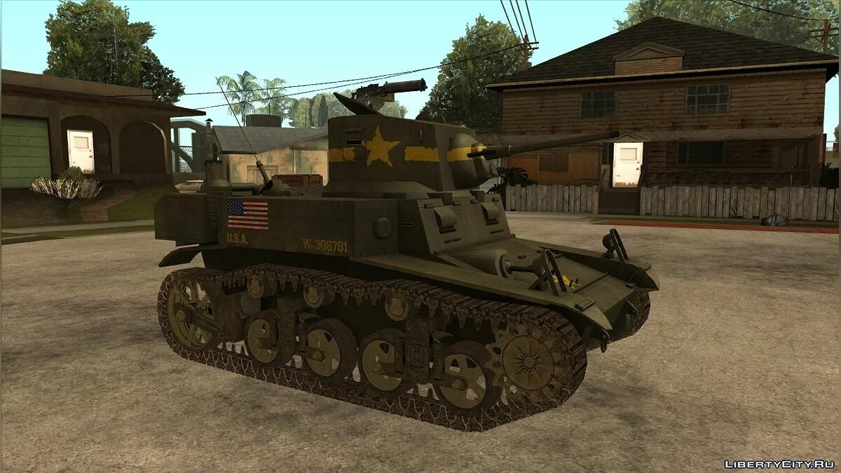 M3A1 ستيوارت III من Forgotten Hope 2 / جي تي إيه سان أندرياس