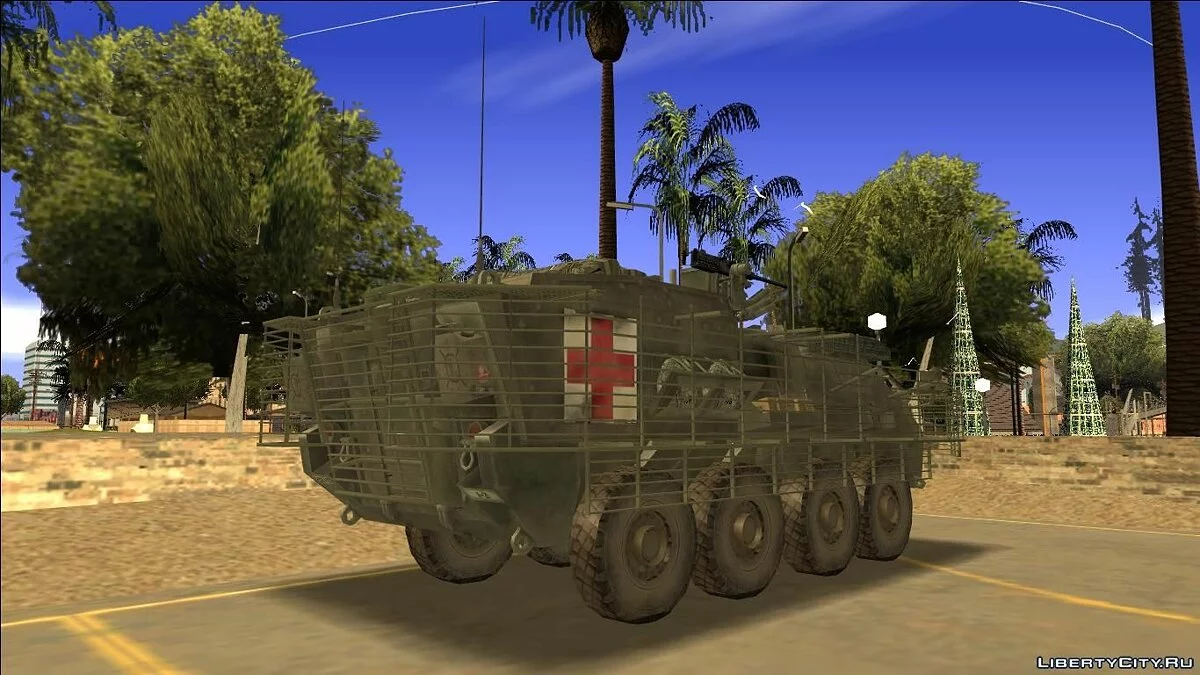 Add-on ARMA 2 : US Army MEV Stryker pour GTA San Andreas / GTA San Andreas