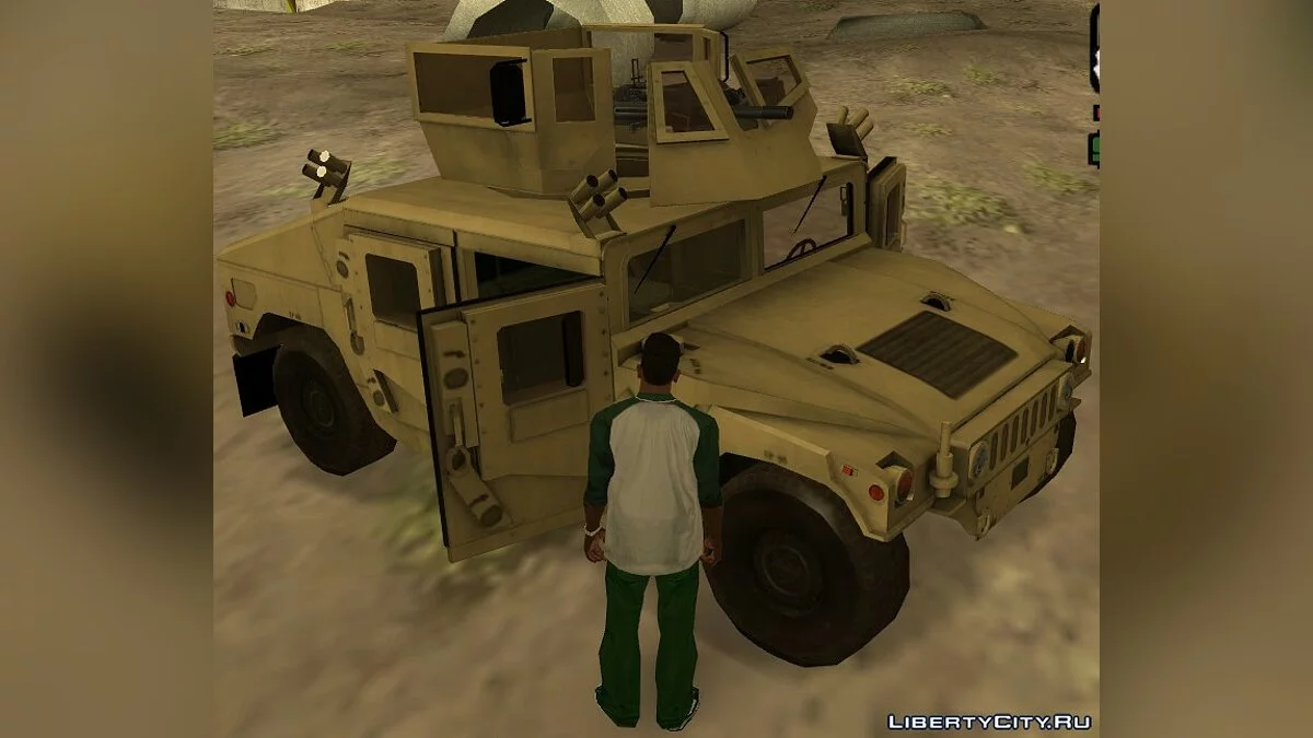 PR BF2: US Army UpArmored Humvee Equipped with MK19 / GTA San Andreas