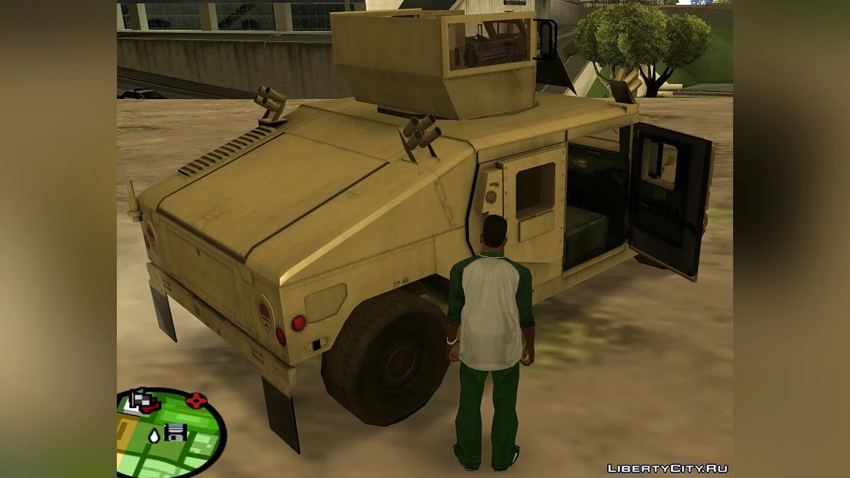 PR BF2: US Army UpArmored Humvee Equipped with MK19 / GTA San Andreas