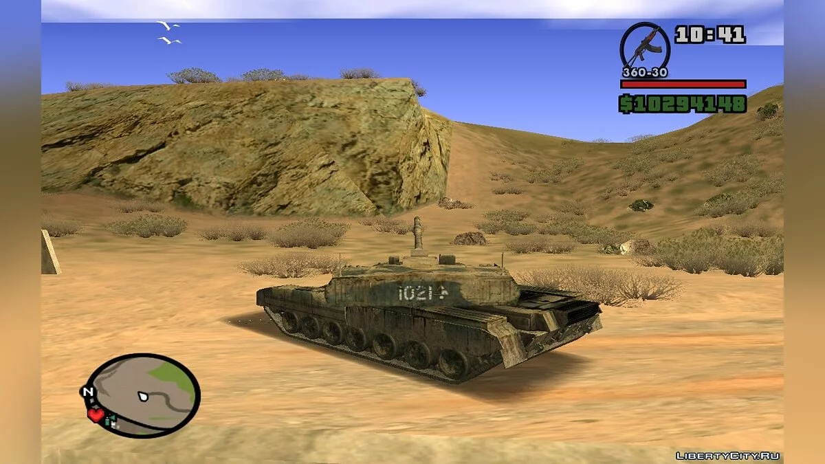 T-95 from Arctic Combat / GTA San Andreas