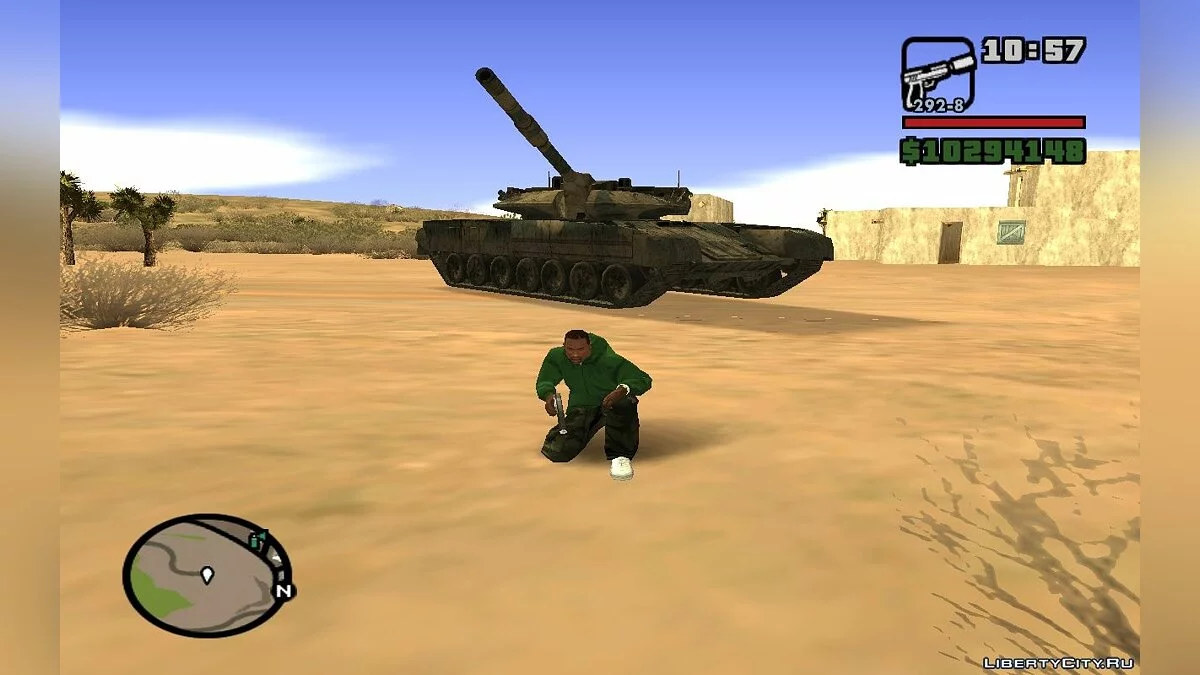 T-95 from Arctic Combat / GTA San Andreas