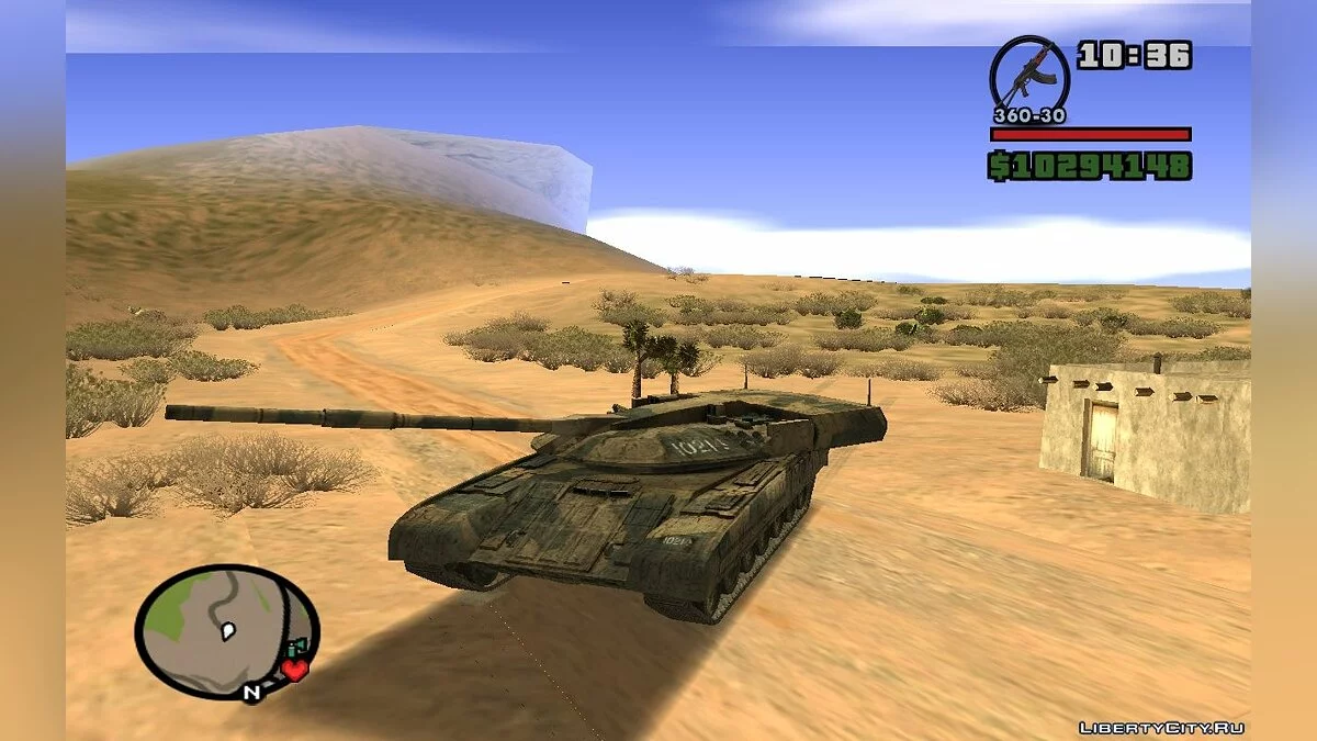 T-95 from Arctic Combat / GTA San Andreas