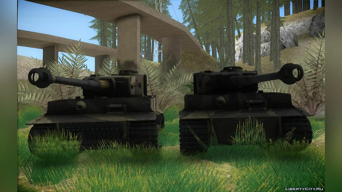 PzKpfw Tiger ausf E / GTA San Andreas