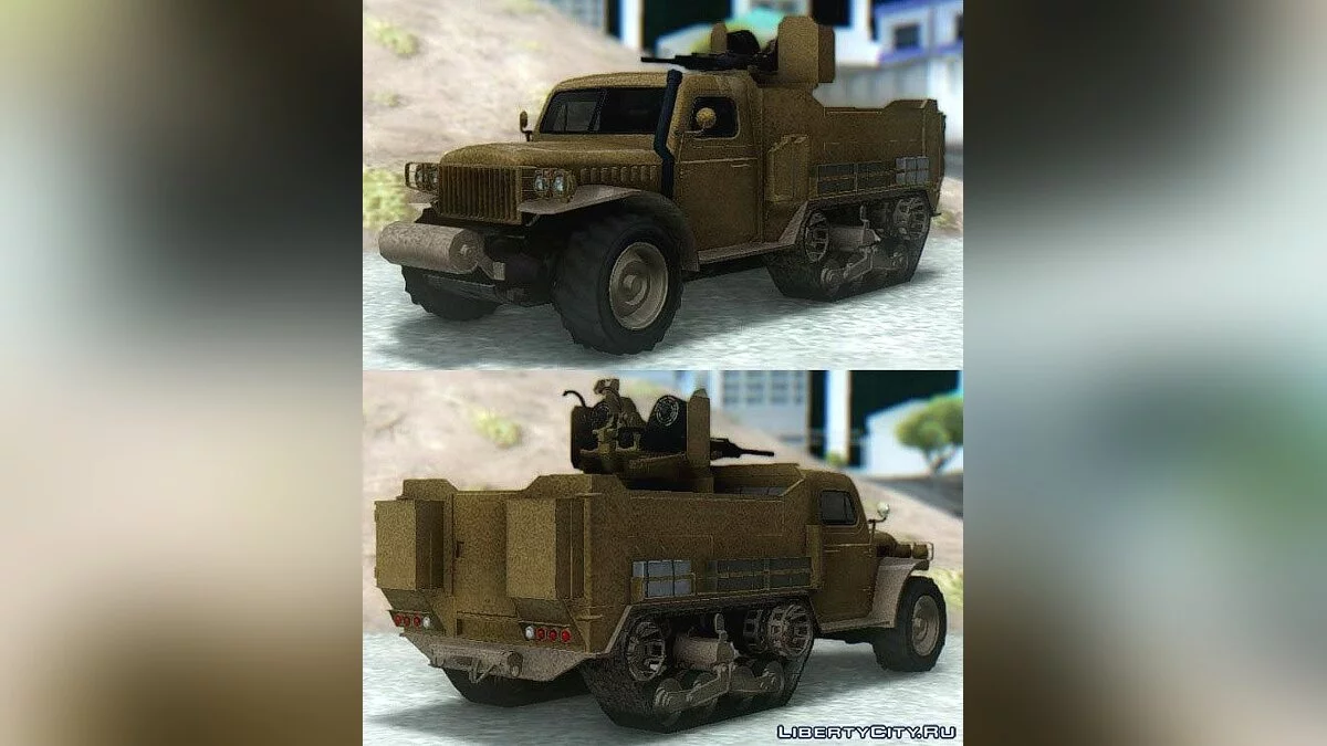 GTA V Bravado Half-Track com Metralhadora Dupla / GTA San Andreas