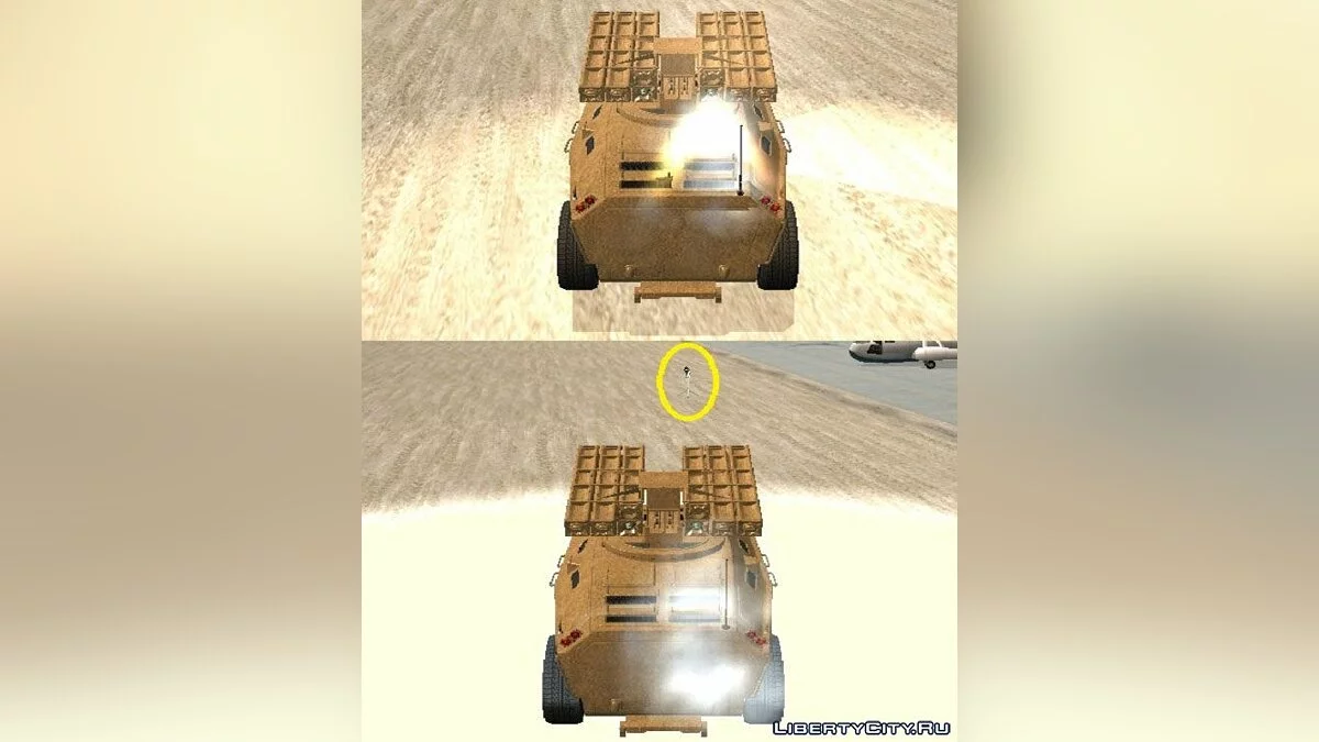 GTA V HVY APC Missile Launcher Amphibious / GTA San Andreas