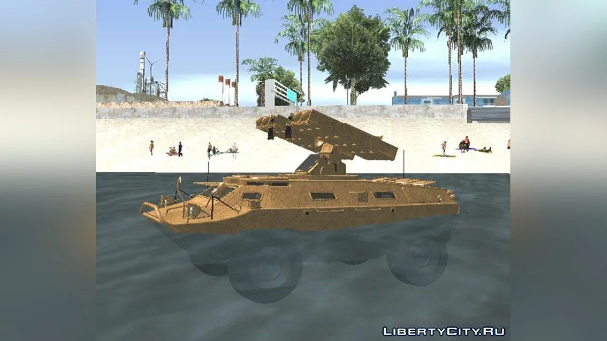 GTA V HVY APC Missile Launcher Amphibious / GTA San Andreas