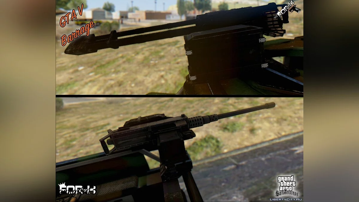 Barrage de GTA V / GTA San Andreas
