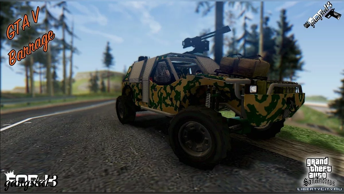 Barrage de GTA V / GTA San Andreas