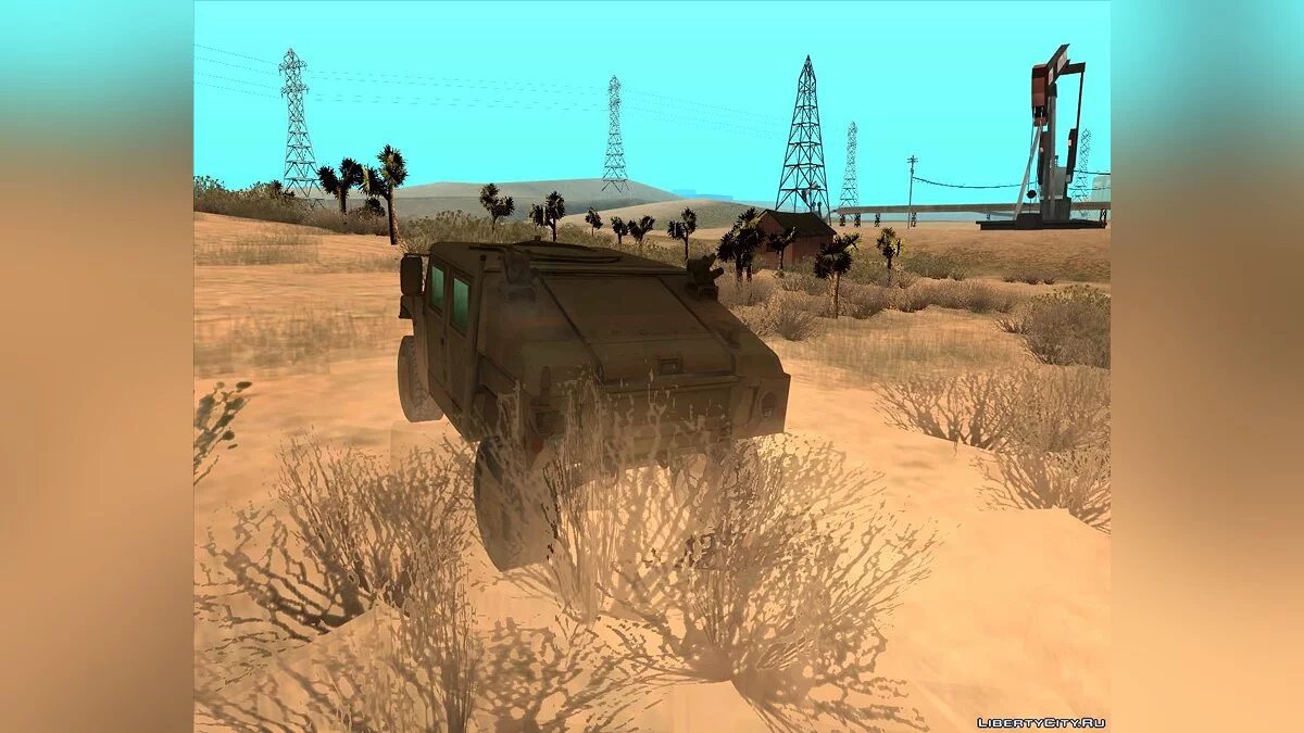 B.S.A.A. Humvee з Resident evil 5 / GTA San Andreas