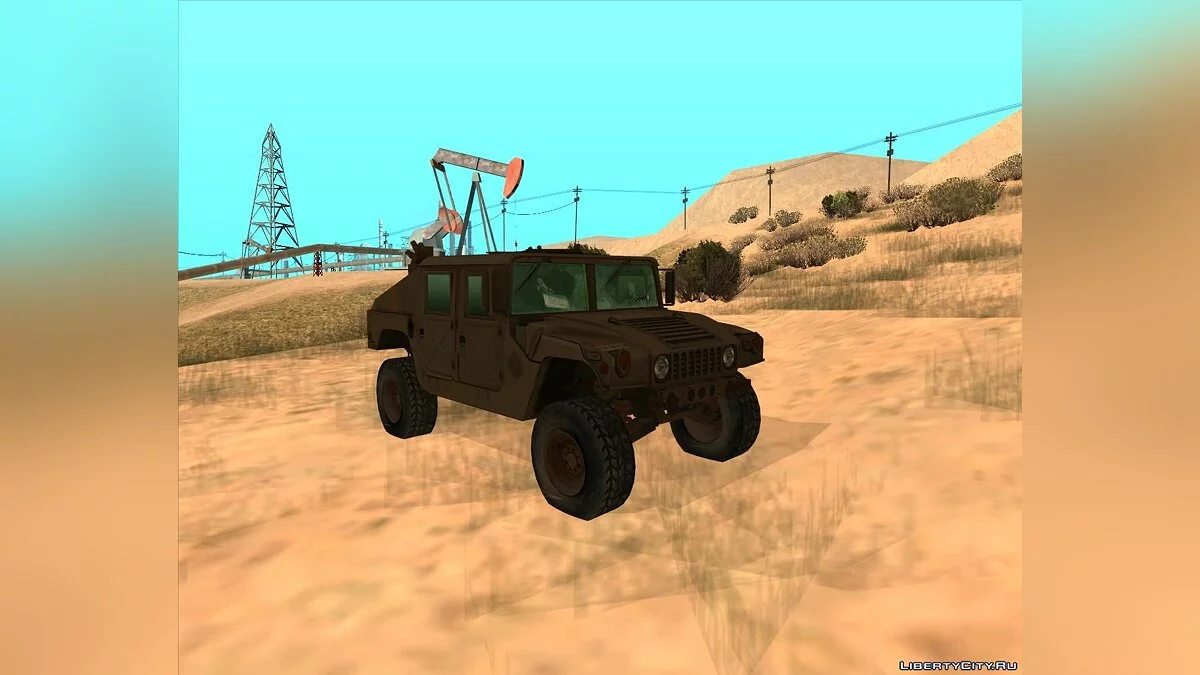 B.S.A.A. Humvee з Resident evil 5 / GTA San Andreas
