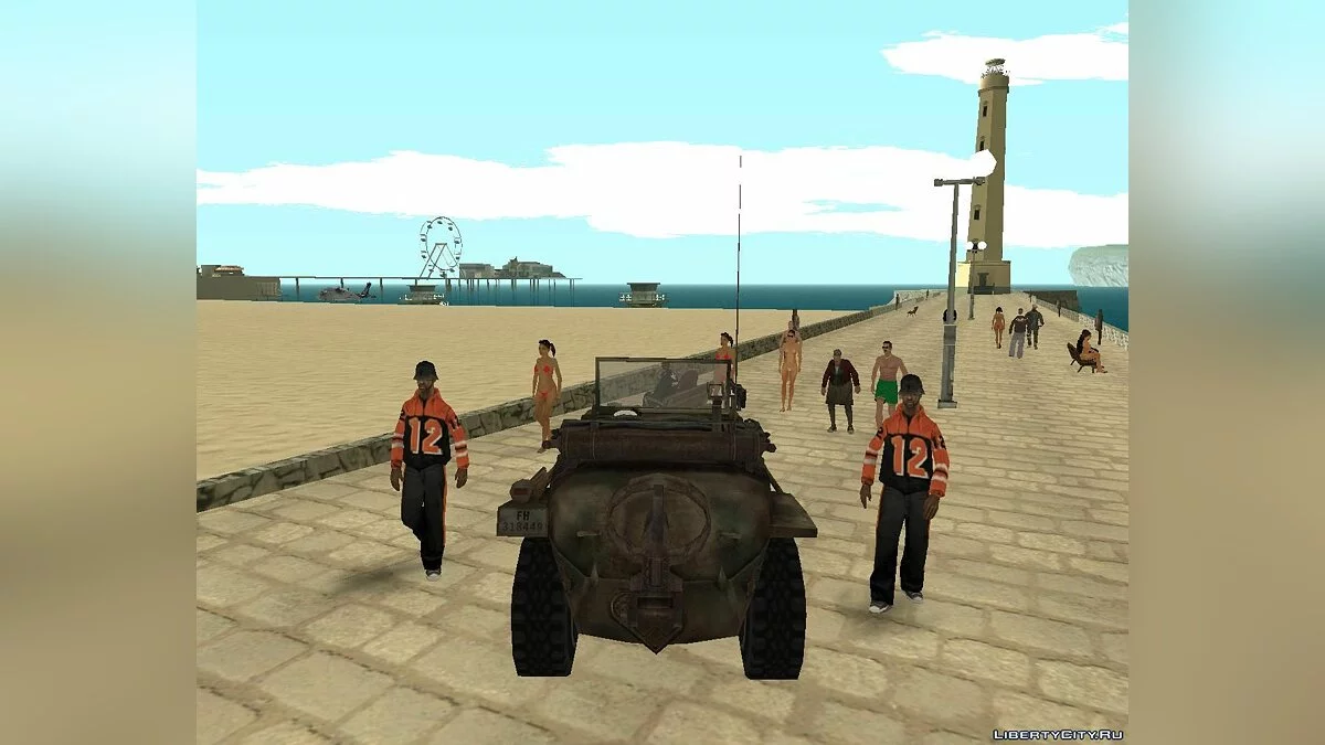 Плаваючий автомобіль Schwimmwagen / GTA San Andreas