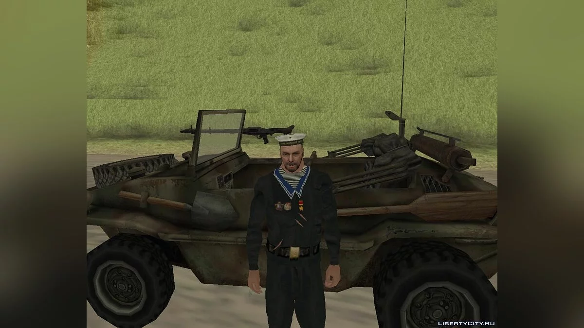 Плаваючий автомобіль Schwimmwagen / GTA San Andreas
