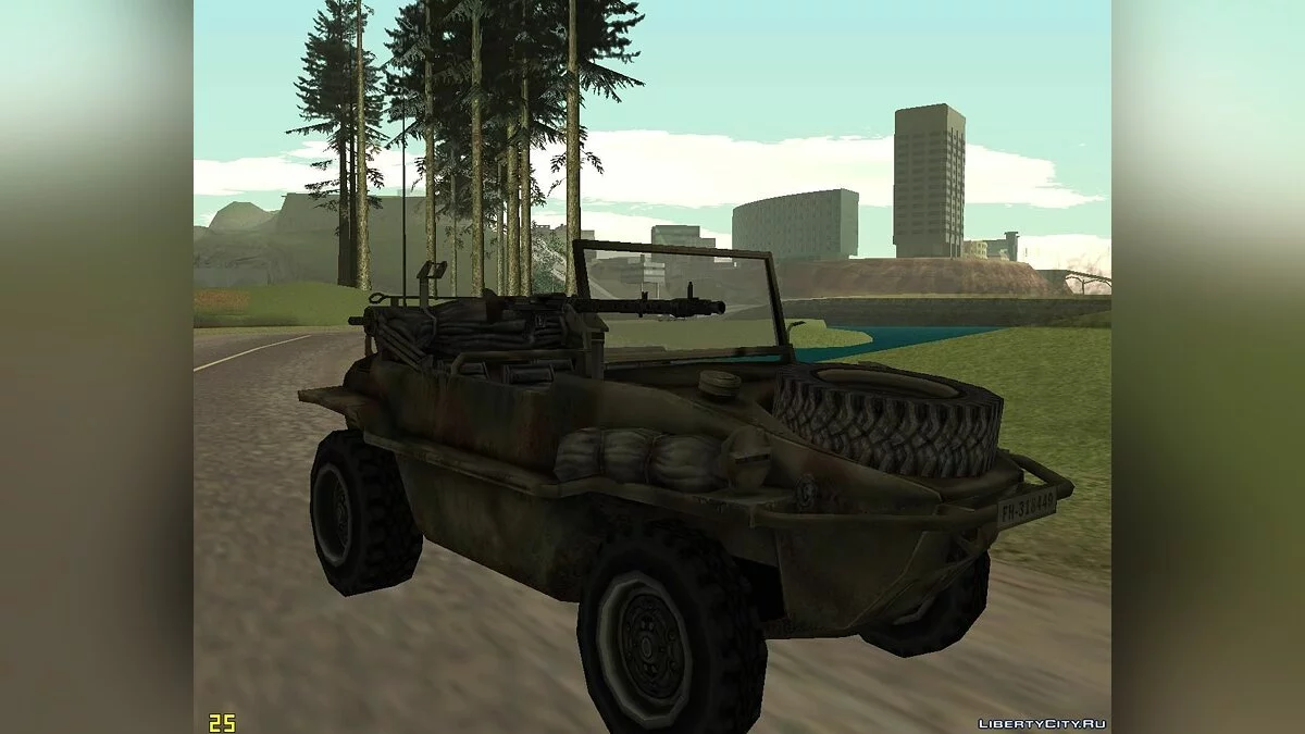 Плаваючий автомобіль Schwimmwagen / GTA San Andreas