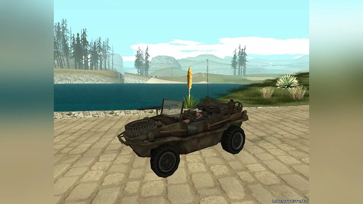 Плаваючий автомобіль Schwimmwagen / GTA San Andreas