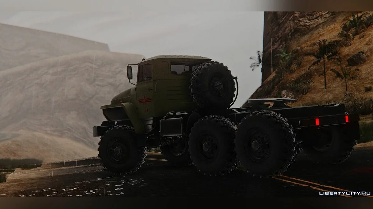 УРАЛ 4320 та Трал з ІСУ-152 / GTA San Andreas