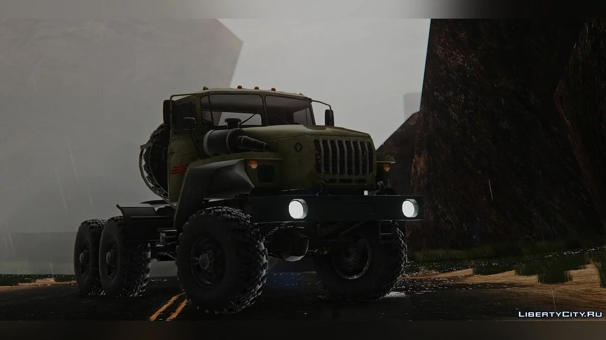 УРАЛ 4320 та Трал з ІСУ-152 / GTA San Andreas